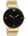 Ρολόι OOZOO Smartwatch Με Κίτρινο Χρυσό Ατσάλινο Mesh Μπρασελέ Q00136