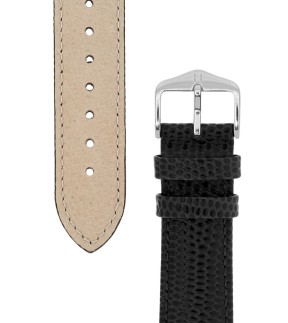 HIRSCH Rainbow Black Leather Strap 18mm 12322650-18