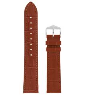 HIRSCH Duke Alligator Brown Leather Strap 20mm 01028070-20