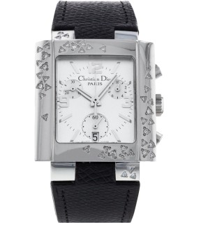 Christian DIOR Black Rubber Strap D81-101