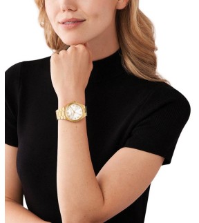MICHAEL KORS Lennox Yellow Gold Stainless Steel Bracelet MK7391