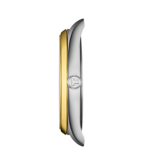 TISSOT PR 100 Yellow Gold-Silver Stainless Steel Bracelet T1504102204100