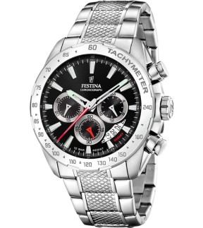 FESTINA Chronograph Silver Stainless Steel Bracelet F20668/4