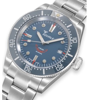 Ρολόι SQUALE 1545 Με Αυτόματο Μηχανισμό Και Ασημί Ατσάλινο Μπρασελέ 1545GG.AC