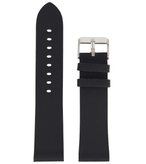 TZEVELION Black Leather Strap 18mm