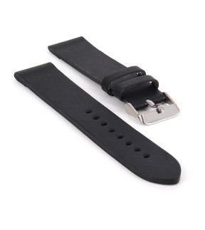 TZEVELION Black Leather Strap 18mm