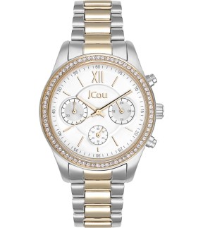 JCOU Valerie Yellow Gold-Silver Stainless Steel Bracelet JU19069-2