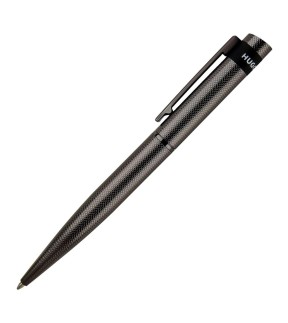 Στυλό HUGO BOSS Loop Diamond Gun Ballpoint Μαύρο HSW3674D