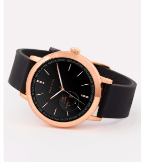 Ρολόι REFLEX Smartwatch Με Μαύρο Λουράκι Σιλικόνης RA07-2148