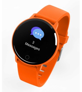 Ρολόι REFLEX Smartwatch Με Πορτοκαλί Λουράκι Σιλικόνης RA09-2116