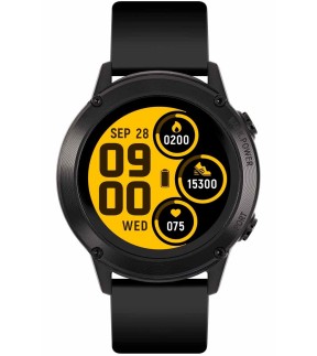 REFLEX Smartwatch Black Silicone Strap RA18-2148