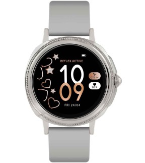 REFLEX Smartwatch Grey Silicone Strap RA25-2179