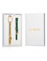 Ρολόι GREGIO Set Box Με Κίτρινο Χρυσό Ατσάλινο Μπρασελέ GR430020
