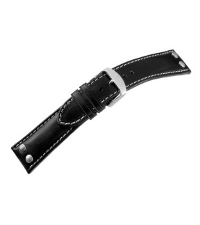 DI-MODELL Ikarus Black Leather Strap 20mm 1225-10202