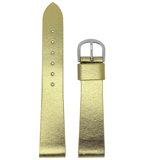 VSTRAPS Gold Leather Strap 18mm