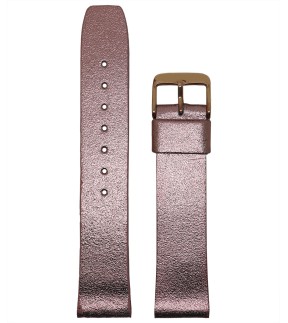 VSTRAPS Rose Gold Leather Strap 18mm