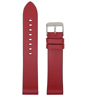 TZEVELION Bordeaux Leather Strap 16mm