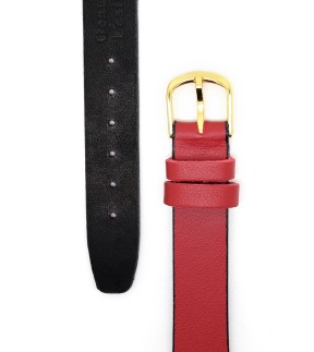 TZEVELION Bordeaux Leather Strap 12mm