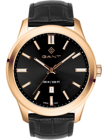 GANT Bridgeton Black Leather Strap G182002