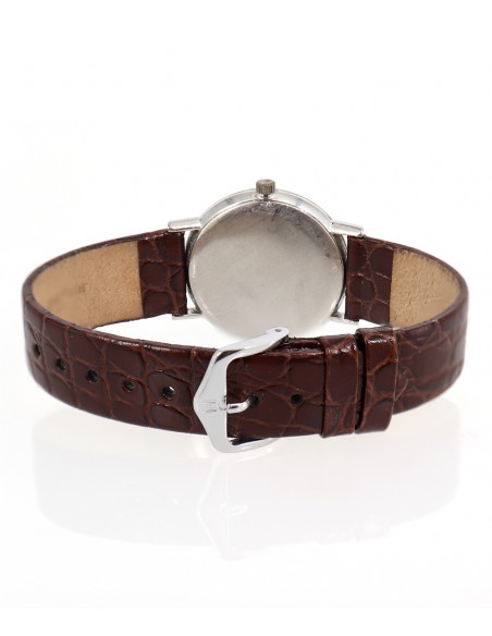 Preowned Watch OMEGA vintage Brown Leather Strap