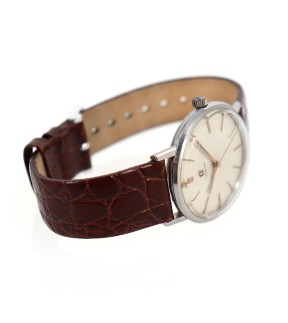 Preowned Watch OMEGA vintage Brown Leather Strap