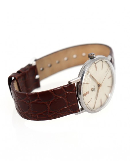 Preowned Watch OMEGA vintage Brown Leather Strap