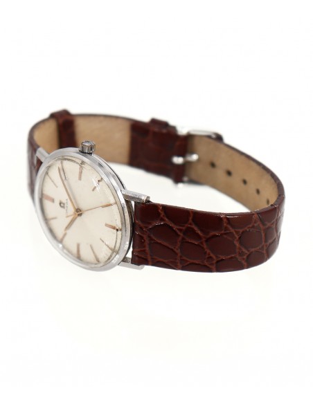 Preowned Watch OMEGA vintage Brown Leather Strap