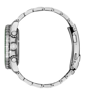 Ρολόι Citizen Eco-Drive Με Χρονογράφο Και Ασημί Ατσάλινο Μπρασελέ CA4570-88X