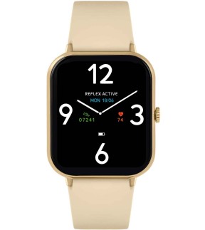 REFLEX Smartwatch Beige Silicone Strap RA23-2172