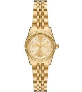 Ρολόι MICHAEL KORS Lexington Με Κίτρινο Χρυσό Ατσάλινο Μπρασελέ MK4741