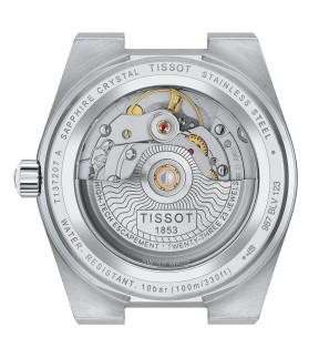 Ρολόι TISSOT PRX Powermatic 80 Με Ασημί Ατσάλινο Μπρασελέ T1372071111100