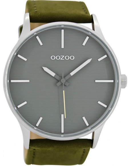 Ρολόι OOZOO Timepieces Με Πράσινο Δερμάτινο Λουράκι C8553