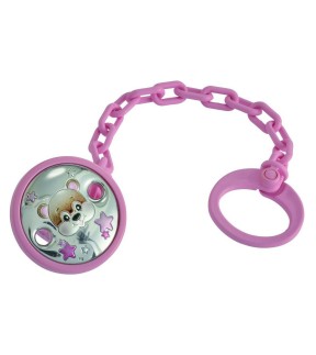 PRINCE SILVERO Pacifier Clip For Girls MA/PO002A-C