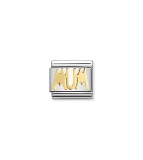 Nomination Classic Link Ατσάλι Ασημί Με Κίτρινο Χρυσό 18Κ 030107/14