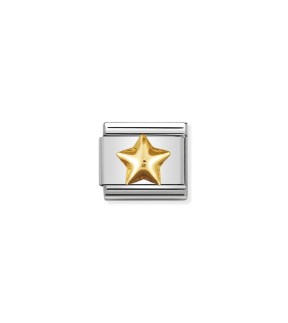 Nomination Classic Link  Ατσάλι Ασημί Με Κίτρινο Χρυσό 18Κ 030110/12