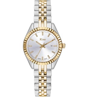 JCOU Queen's Petit II Yellow Gold - Silver Stainless Steel Bracelet JU19066-2