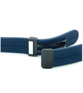 DILOY Blue Silicone Strap 20mm