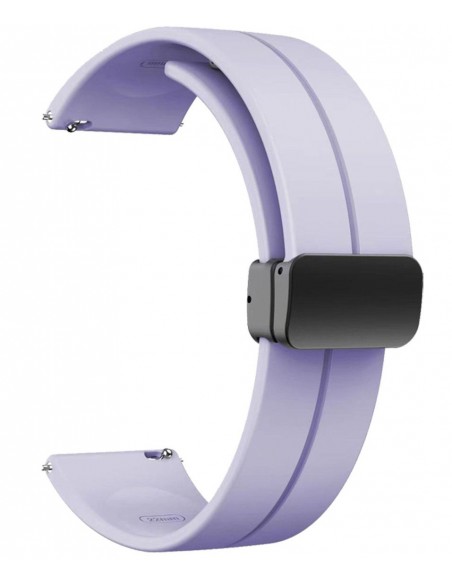 DILOY Purple Silicone Strap 20mm