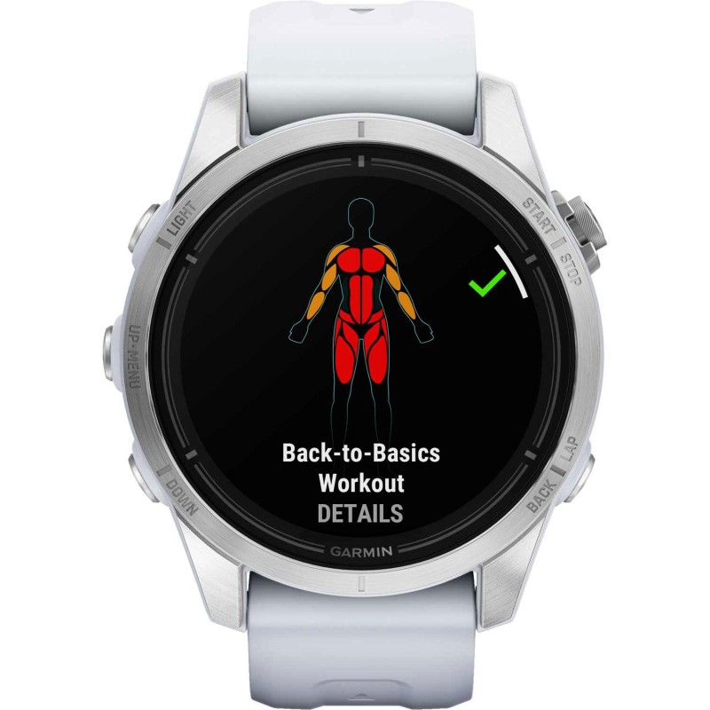Ρολόι GARMIN epix™ Pro Με Λευκό Λουράκι Σιλικόνης GA-010-02802-01 Ρολόι GARMIN epix™ Pro Με Λευκό Λουράκι Σιλικόνης GA-010-02802-01