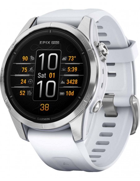 Ρολόι GARMIN epix™ Pro Με Λευκό Λουράκι Σιλικόνης GA-010-02802-01