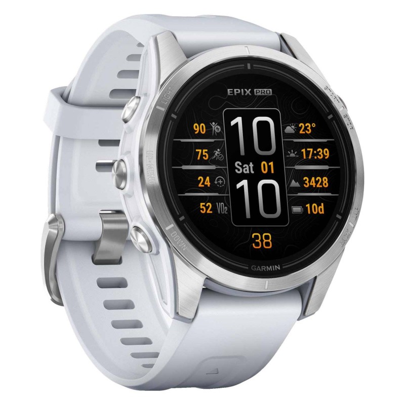 Ρολόι GARMIN epix™ Pro Με Λευκό Λουράκι Σιλικόνης GA-010-02802-01 Ρολόι GARMIN epix™ Pro Με Λευκό Λουράκι Σιλικόνης GA-010-02802-01