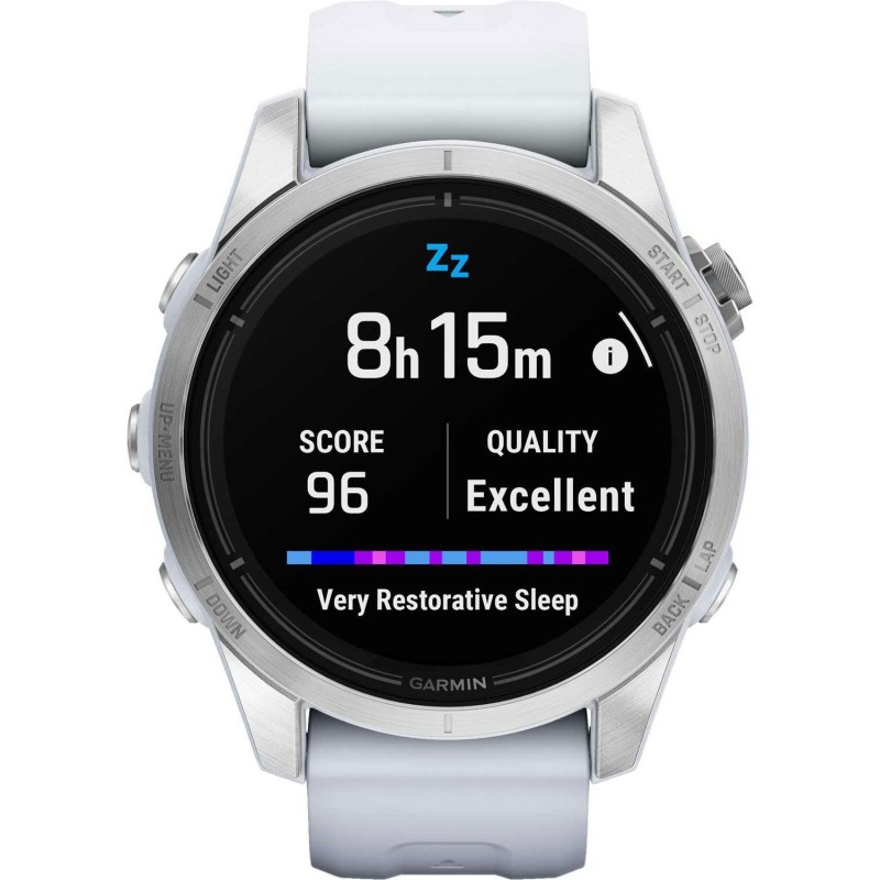 Ρολόι GARMIN epix™ Pro Με Λευκό Λουράκι Σιλικόνης GA-010-02802-01 Ρολόι GARMIN epix™ Pro Με Λευκό Λουράκι Σιλικόνης GA-010-02802-01