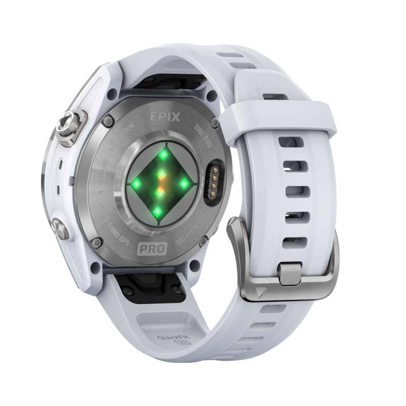 Ρολόι GARMIN epix™ Pro Με Λευκό Λουράκι Σιλικόνης GA-010-02802-01 Ρολόι GARMIN epix™ Pro Με Λευκό Λουράκι Σιλικόνης GA-010-02802-01