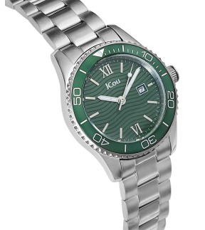 JCOU Nerina Silver Stainless Steel Bracelet JU19073-3