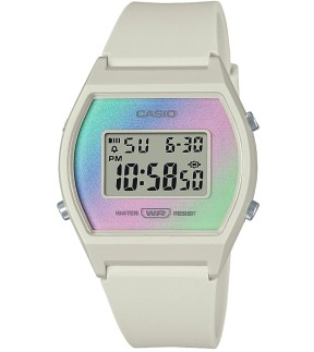 Ρολόι CASIO Collection Με Γκρι Καουτσούκ Λουράκι LW-204H-8AEF