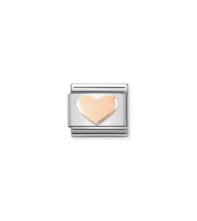Nomination Composable Classic Link Stainless Steel And Rose Gold 9CT 430104/37