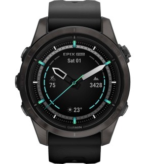 GARMIN epix™ Pro Sapphire Black Silicone Strap GA-010-02802-15