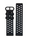 Strap Black Silicone 22mm for FITBIT VERSA 2 watch