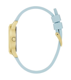 Ρολόι GUESS Mini Wonderlust Με Γαλάζιο Καουτσούκ Λουράκι GW0678L1
