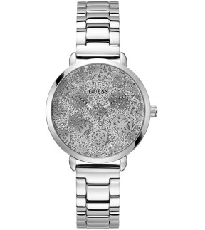 Ρολόι GUESS Sugarplum Με Ασημί Ατσάλινο Μπρασελέ GW0670L1